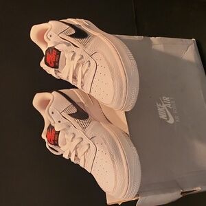 NIB Nike Air Force 1 LV8 (GS) GOPKT 'Mesh Pocket White' Sneakers